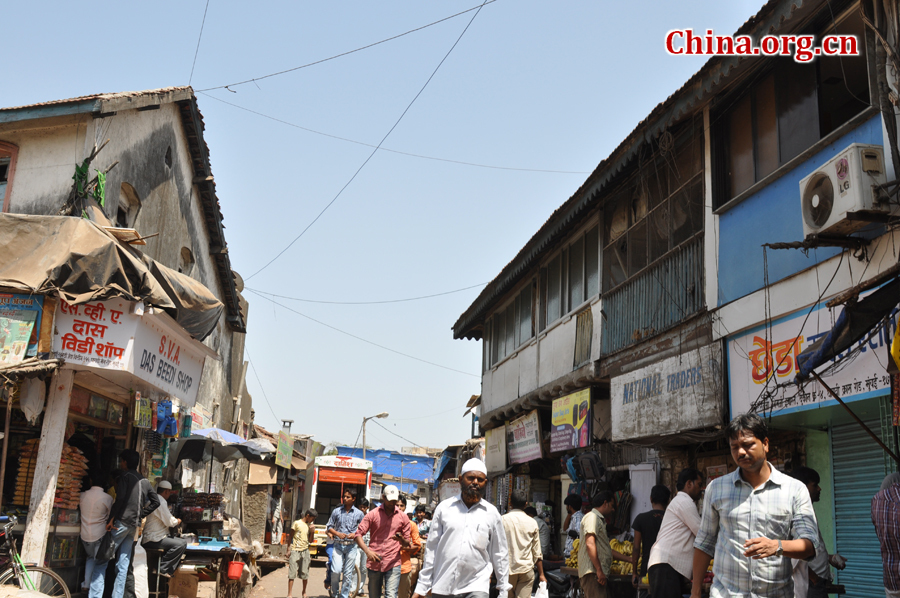 Photo taken on April 29 shows a slum in Mumbai, India. Mumbai is the capital of the Indian state of Maharashtra. It is the most populous city in India, and the fourth most populous city in the world. 