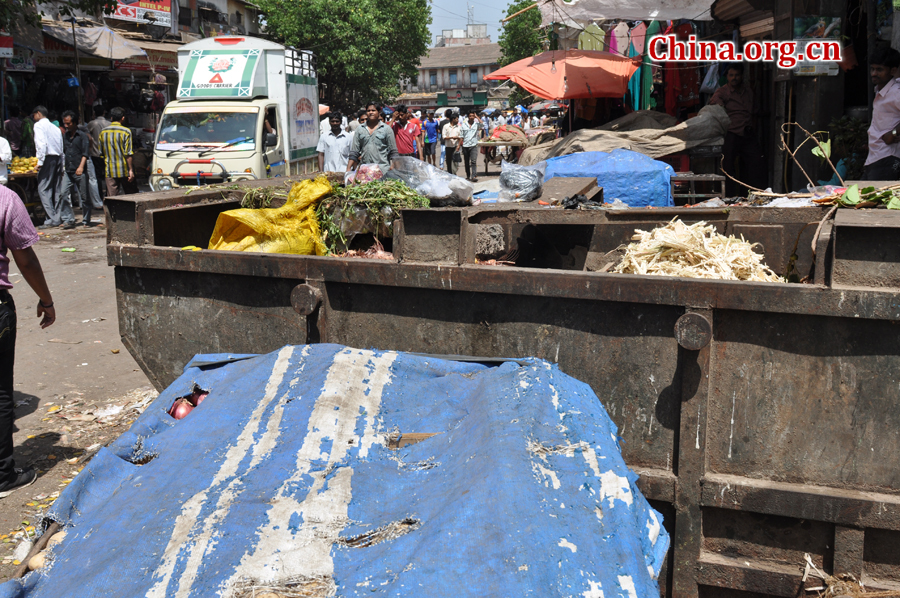 Photo taken on April 29 shows a slum in Mumbai, India. Mumbai is the capital of the Indian state of Maharashtra. It is the most populous city in India, and the fourth most populous city in the world. 