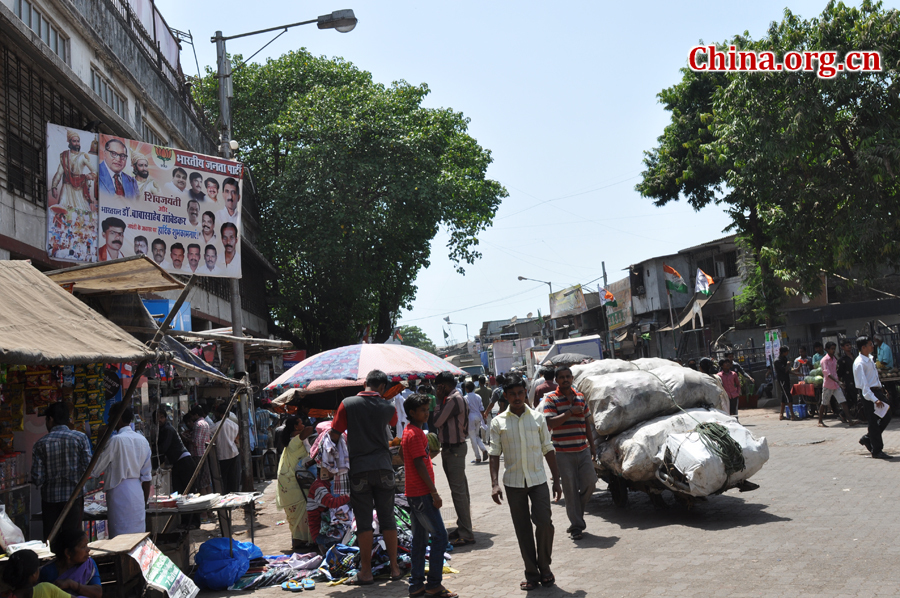 Photo taken on April 29 shows a slum in Mumbai, India. Mumbai is the capital of the Indian state of Maharashtra. It is the most populous city in India, and the fourth most populous city in the world. 