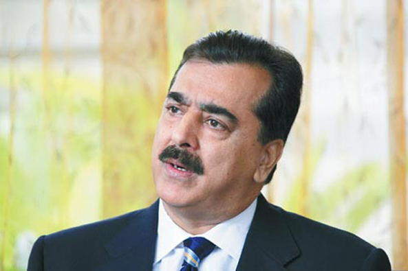 Pakistani Prime Minister Yusuf Raza Gilani 