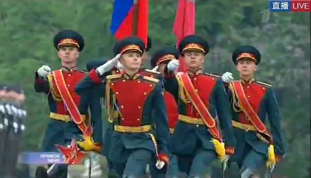 A military parade marking the 67th anniversary of the Soviet victory over Nazi in the Great Patriotic War began Wednesday morning at Moscow's Red Square Wednesday. 