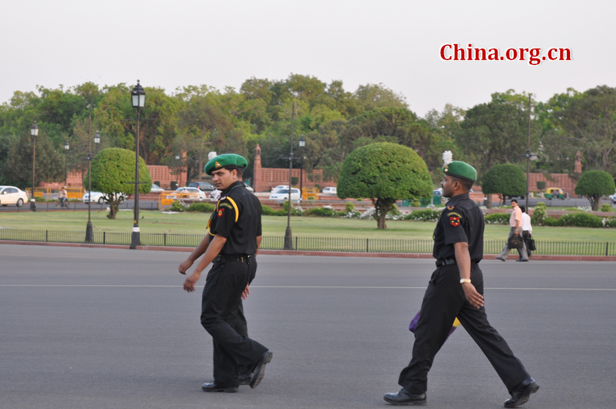 The Rashtrapati Bhavan (Sanskrit for Presidential House) or The Official Residence of the Head of the State is the official residence of the President of India, located at Raisina Hill in New Delhi, India.