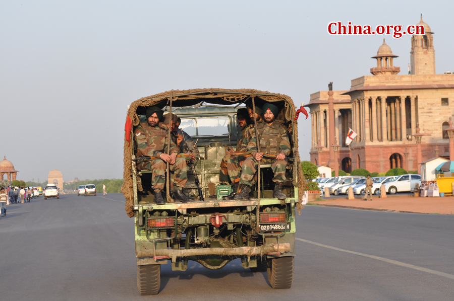 The Rashtrapati Bhavan (Sanskrit for Presidential House) or The Official Residence of the Head of the State is the official residence of the President of India, located at Raisina Hill in New Delhi, India.