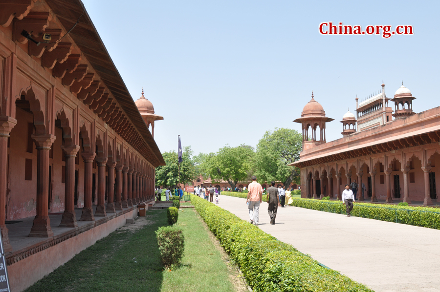 Taj Mahal is regarded as one of the eight wonders of the world, and some Western historians have noted that its architectural beauty has never been surpassed. The Taj is the most beautiful monument built by the Mughals, the Muslim rulers of India. Taj Mahal is built entirely of white marble.