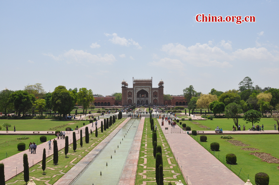 Taj Mahal is regarded as one of the eight wonders of the world, and some Western historians have noted that its architectural beauty has never been surpassed. The Taj is the most beautiful monument built by the Mughals, the Muslim rulers of India. Taj Mahal is built entirely of white marble.