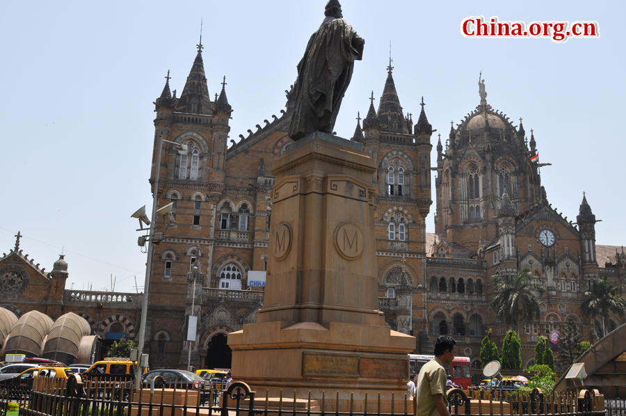 The Chhatrapati Shivaji Terminus (formerly Victoria Terminus) is a UNESCO World Heritage Site and historic railway station in Mumbai, India. 
