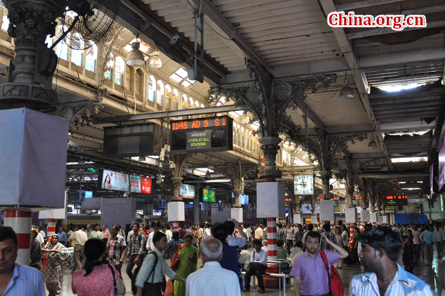 The Chhatrapati Shivaji Terminus (formerly Victoria Terminus) is a UNESCO World Heritage Site and historic railway station in Mumbai, India. 