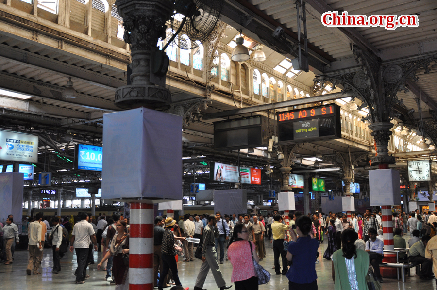 The Chhatrapati Shivaji Terminus (formerly Victoria Terminus) is a UNESCO World Heritage Site and historic railway station in Mumbai, India. 
