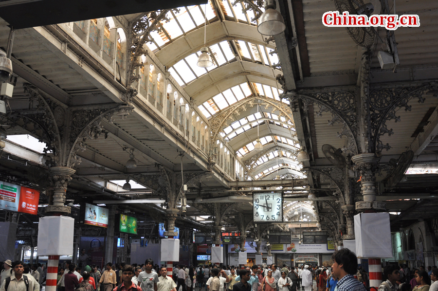 The Chhatrapati Shivaji Terminus (formerly Victoria Terminus) is a UNESCO World Heritage Site and historic railway station in Mumbai, India. 