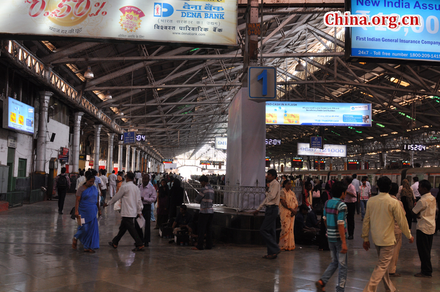 The Chhatrapati Shivaji Terminus (formerly Victoria Terminus) is a UNESCO World Heritage Site and historic railway station in Mumbai, India. 