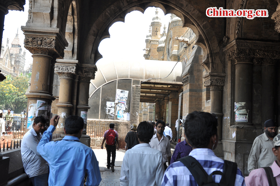 The Chhatrapati Shivaji Terminus (formerly Victoria Terminus) is a UNESCO World Heritage Site and historic railway station in Mumbai, India. 
