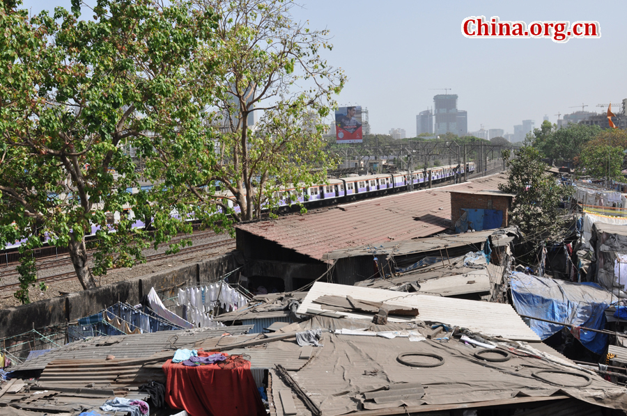 Dhobi Ghat in Mumbai, India. 