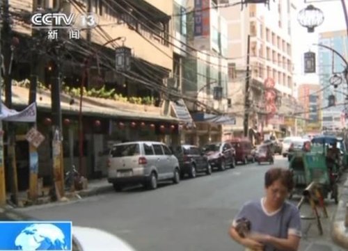 Many Chinese close their shops in Manila for safety concerns following the news report that some Philippine non-governmental organizations plan to stage protests in front of the consulate of the Chinese embassy in Makati on May 11.  