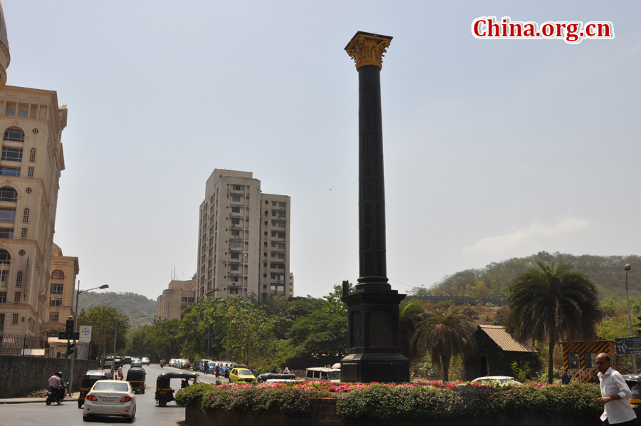 Photo taken on April 29 shows the street view of Mumbai, India. Mumbai is the capital of the Indian state of Maharashtra. It is the most populous city in India, and the fourth most populous city in the world. [China.org.cn/by Chen Chao and Huang Shan]