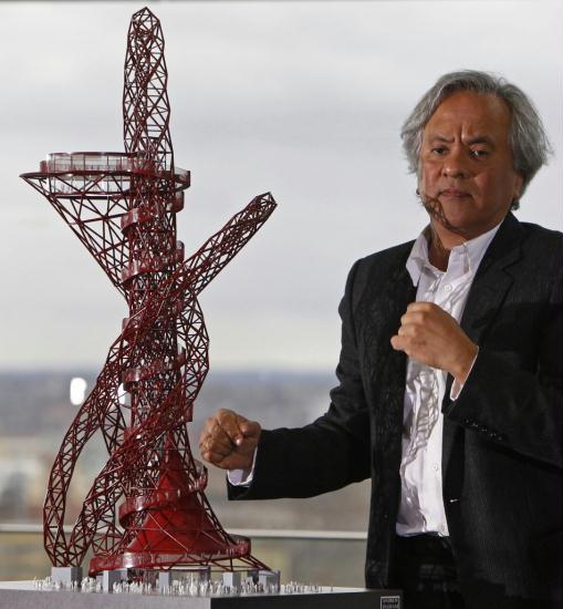 A new sculpture set in the heart of the Olympic park has opened to the public. The tower, designed by British artist Anish Kapoor, sits next to the Olympic Stadium and is the tallest sculpture in the UK.
