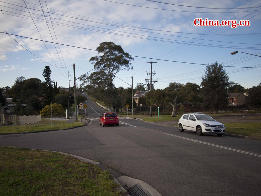 Suburbs of Sydney are composed of delicate houses, stretches of grassland and quietness. [China.org.cn/by Zhang Tingting]