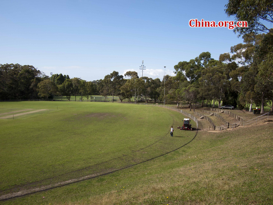 Suburbs of Sydney are composed of delicate houses, stretches of grassland and quietness. [China.org.cn/by Zhang Tingting]