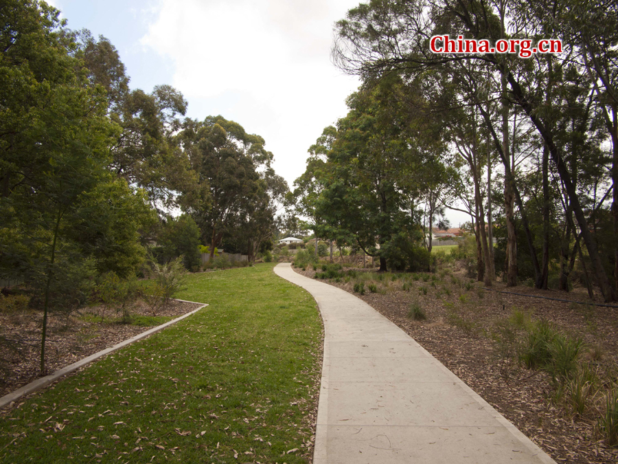 Suburbs of Sydney are composed of delicate houses, stretches of grassland and quietness. [China.org.cn/by Zhang Tingting]