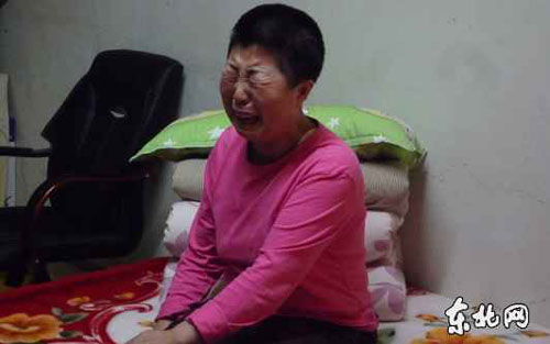 Zhang Zhijuan burst out crying while describing her current circumstances [Photo / northeast web]