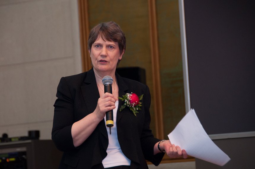 Helen Clark, UNDP Administrator acknowledges the rapid development and increasingly innovative business sector in China, and said the experiences could be valuable for other countries through international exchange and cooperation. [Pierre Chen / China.org.cn]