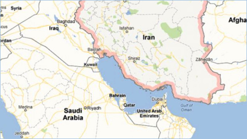 Google drops the name Persian Gulf from its Google Maps application and thereby leaves the waterway running between Iran and the Arab states nameless.