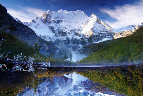 Yading, one of the 'top 10 attractions in Sichuan, China' by China.org.cn.