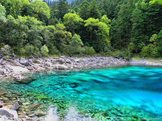 Jiuzhaigou Valley, one of the 'top 10 attractions in Sichuan, China' by China.org.cn.