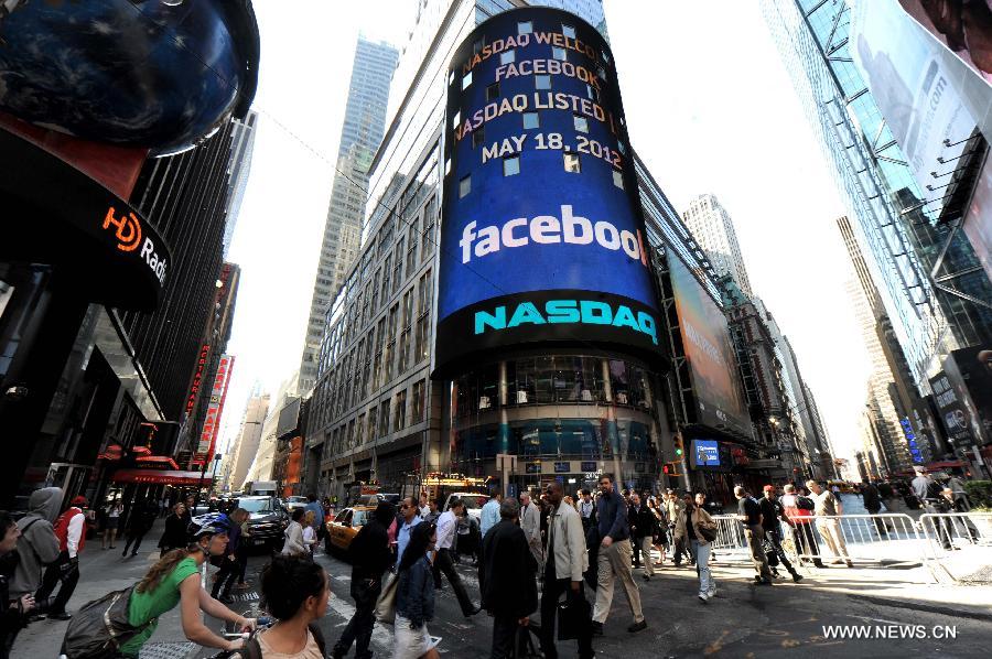 Facebook IPO goes public
