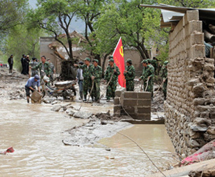 Death toll rises to 57 in NW China storms
