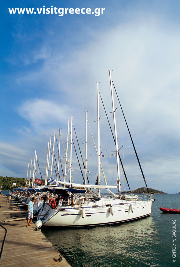 Photo shows the Sporades islands, in the northwest Aegean, Greece. [China.org.cn]