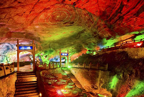 Shanjuan Cave, one of the 'top 10 attractions in Jiangsu, China' by China.org.cn.
