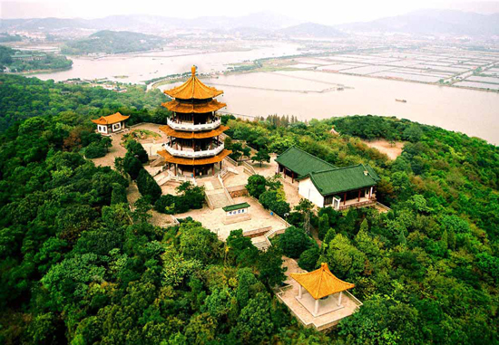 Yuantouzhu Island, one of the 'top 10 attractions in Jiangsu, China' by China.org.cn.