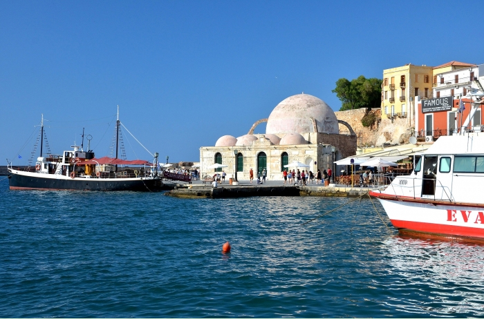 Chania Harbour. Chania is one of Crete's most touristy destinations. The villages' traditional styles and their environment's natural purity are bound to captivate the best-traveled visitor. 