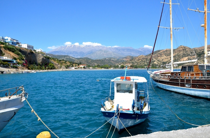 Agia Galini. Rethymno is located in central Crete between the towns of Chania and Heraklion. It is Crete's third largest town and portrays itself as a picturesque region sporting some delightful medieval architecture. 