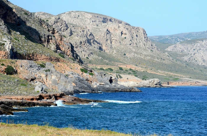 South Coast near Monastery Kapsas. Lassithi, in Crete's easternmost region, is less of a tourist hub and better known for its stunning scenery. Its most developed- tourism wise- villages are Agios Nikolaos, also the capital of the prefecture, Elounda, Sitia and Ierapetra.