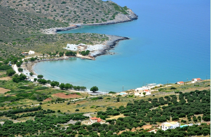 Tholos Bay near Kavousi. Lassithi, in Crete's easternmost region, is less of a tourist hub and better known for its stunning scenery. Its most developed- tourism wise- villages are Agios Nikolaos, also the capital of the prefecture, Elounda, Sitia and Ierapetra. 