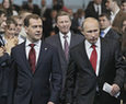 Medvedev succeeds Putin as ruling party leader