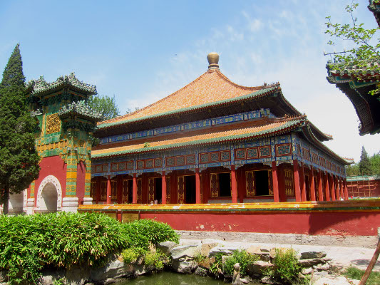 Xiao Xi Tian Temple, one of China's largest square temples, in Beihai Park.