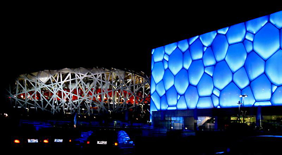 Bird's Nest and Water Cube, one of the 'top 15 attractions in Beijing, China' by China.org.cn.