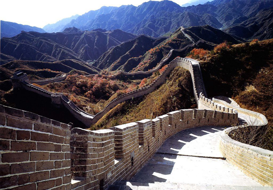 The Great Wall, one of the 'top 15 attractions in Beijing, China' by China.org.cn.
