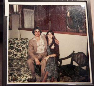 The picture, which portrays Scott with his high school girlfriend, appears to have been taken in 1978 or 1979. [Agencies]