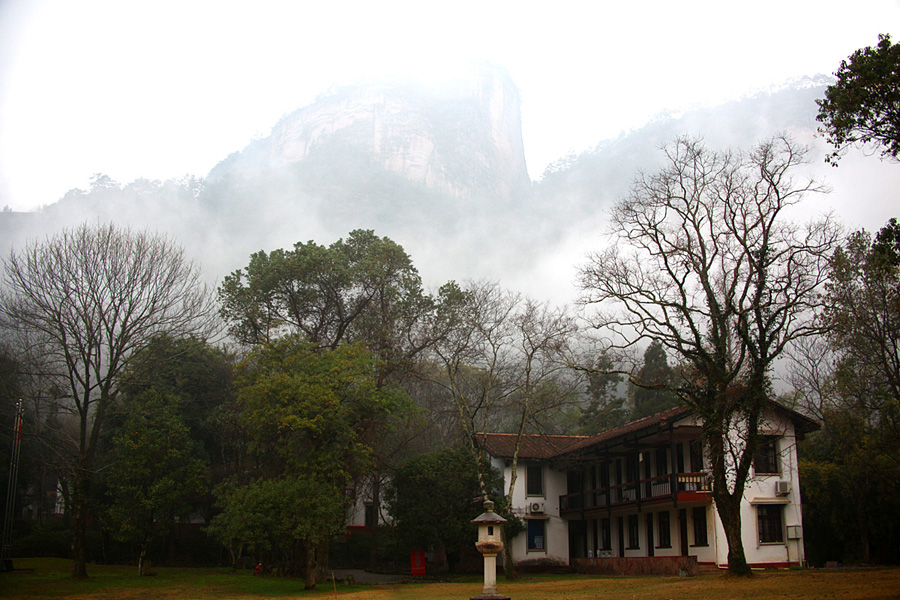 The Wuyi Mountains are a mountain range located at the prefecture Nanping, at the northern border of Fujian province with Jiangxi province, China. The mountains cover an area of 60 km². In 1999, Mount Wuyi entered UNESCO's list of World Heritage Sites, both natural and cultural.