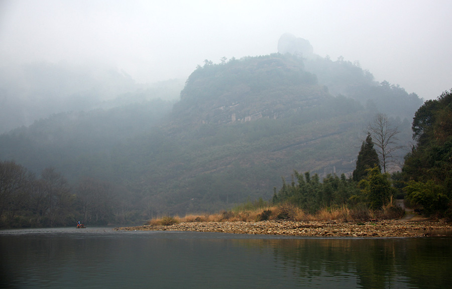 The Wuyi Mountains are a mountain range located at the prefecture Nanping, at the northern border of Fujian province with Jiangxi province, China. The mountains cover an area of 60 km². In 1999, Mount Wuyi entered UNESCO's list of World Heritage Sites, both natural and cultural.