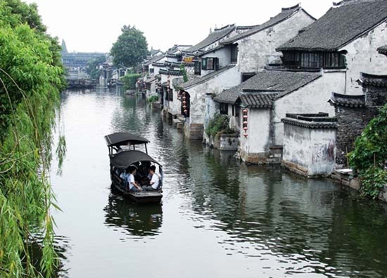 Wuzhen Ancient Water Town, one of the 'top 10 attractions in Zhejiang, China' by China.org.cn.