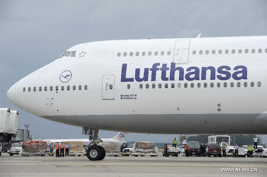 U.S.-WASHINGTON-LUFTHANSA-BOEING 747-8