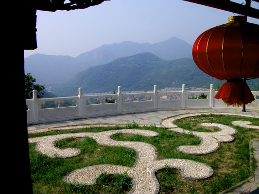 A view of the Pinggu mountains.