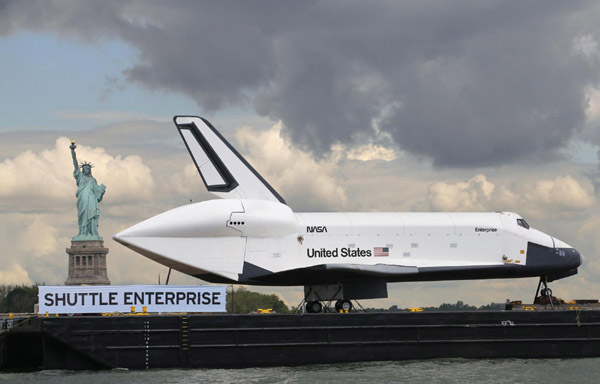 space shuttle enterprise damaged