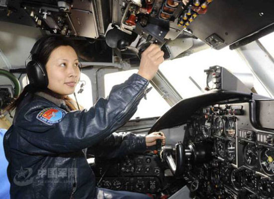 Wang Yaping, one of the two female astronauts, will join Shenzhou-9 manned spacecraft docking mission with Tiangong-1 spacecraft in mid-June. [file photo]