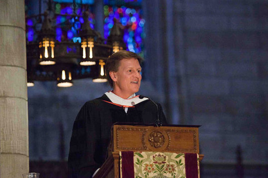 Best-selling author Michael Lewis delivered a speech at the recent Princeton University commencement ceremonies. [Agencies]