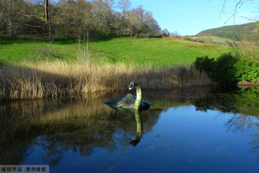 Loch Ness is a large, deep, freshwater loch in the Scottish Highlands extending for approximately 37 km (23 mi) southwest of Inverness. Loch Ness is best known for the alleged sightings of the cryptozoological Loch Ness Monster, also known affectionately as 'Nessie'. It is connected at the southern end by the River Oich and a section of the Caledonian Canal to Loch Oich. [China.org.cn]